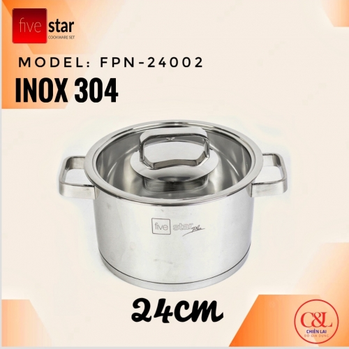 Nồi inox đun từ 24cm FPN-24002