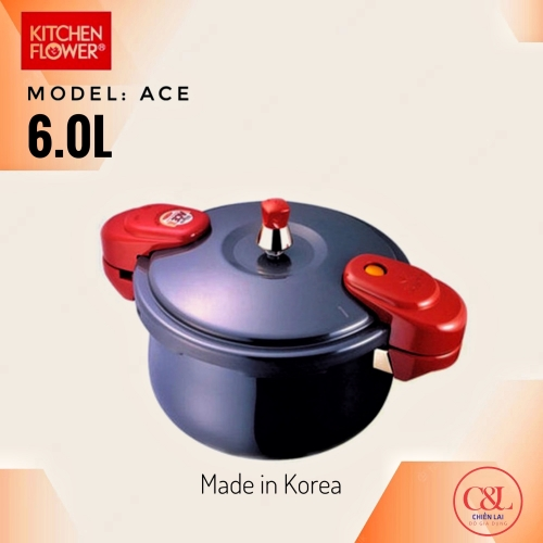 Áp suất đun gas Hàn quốc 6L ACE600