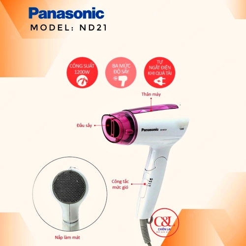 Máy sấy tóc Panasonic 1200W ND21