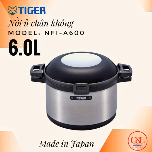 Nồi ủ chân không 6L Tiger NFI-A600