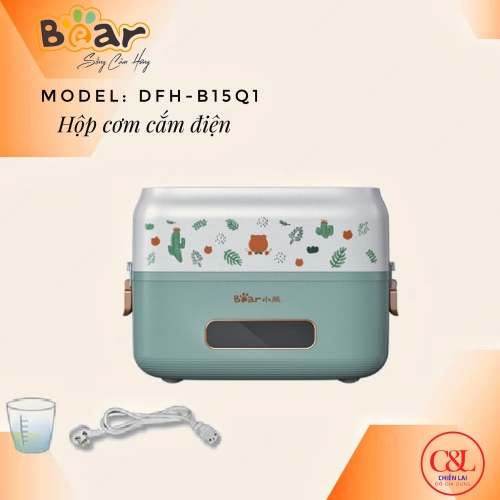 HỘP CƠM CẮM ĐIỆN 1.5L BEAR B15Q1