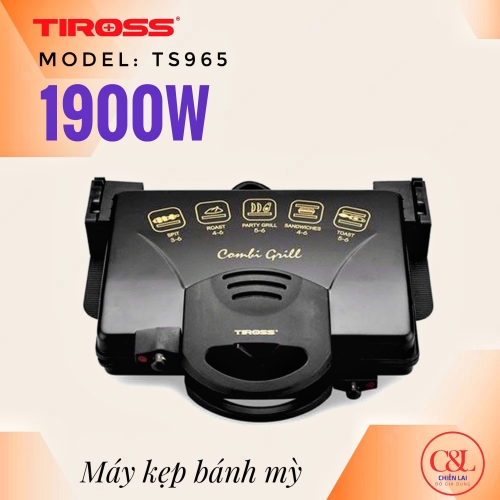 Máy kẹp bánh 1900W Tiross TS965
